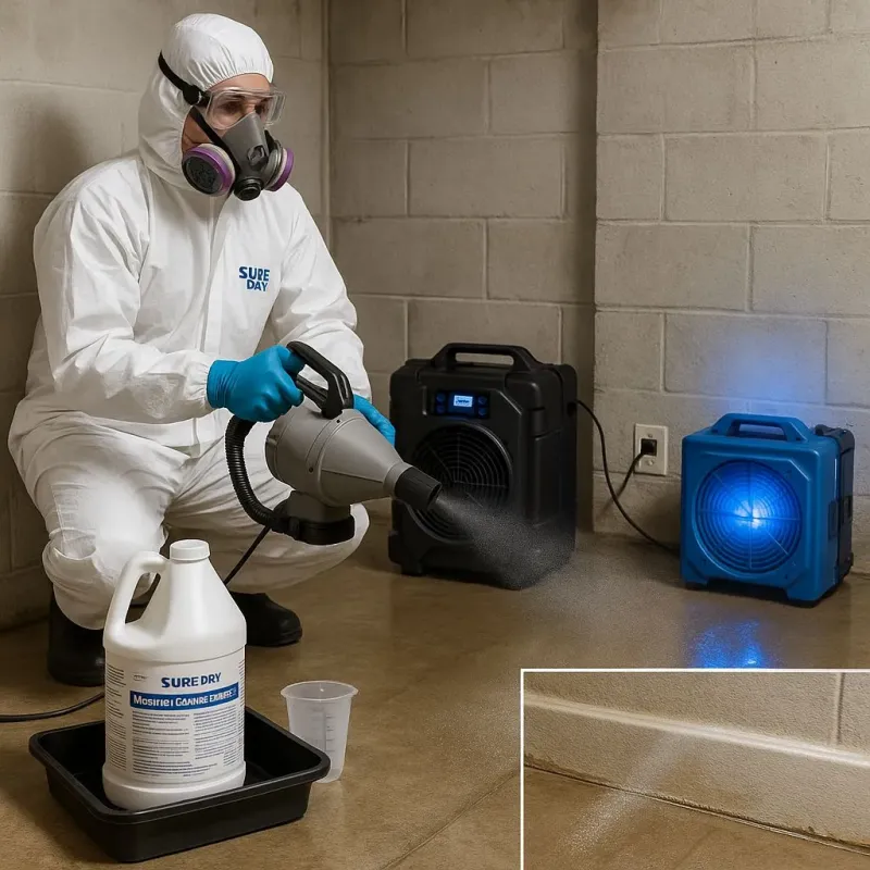 Sanitization and Odor Removal process in Goose Creek, SC